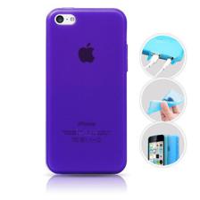iWosty 紫色半透矽膠手機(jī)殼 專為 iPhone 5c 打造的復(fù)古配飾新選擇